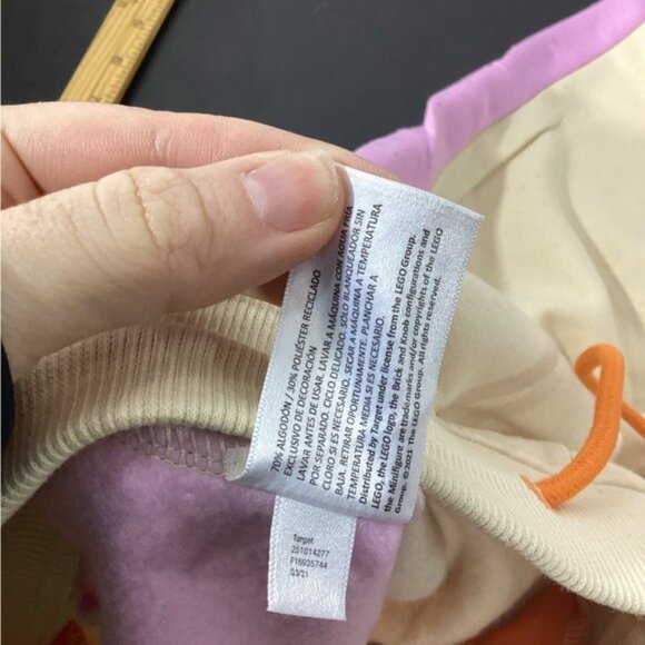 LIMITED EDITION Lego WOMEN'S JOGGERS Jogger Pants - CREAM / PINK - xSMALL - Picture 6 of 6